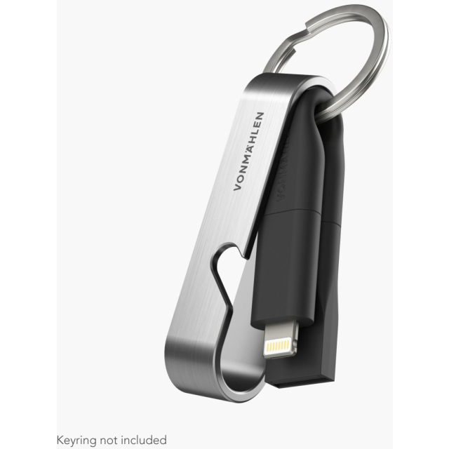Vonmählen High Six 6in1 Fast Charging Cable Black/Silver Vonmählen High Six 6in1 Fast Charging Cable Black/Silver - Image 1