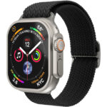 Vonmählen Woven Loop For Apple Watch 44 - 45 - 46 - 49mm One Size Silver/Black