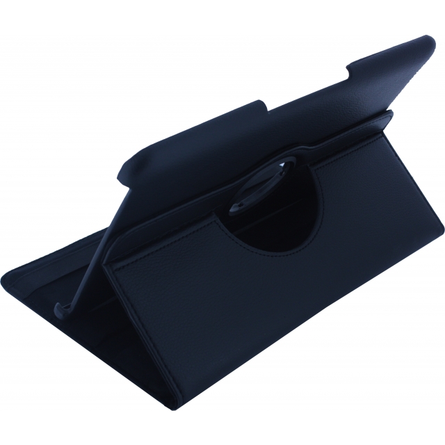 Xccess Rotating Stand Case Samsung Galaxy Tab/Tab 2 Black Xccess Rotating Stand Case Samsung Galaxy Tab/Tab 2 Black - Image 1