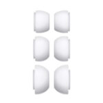 Xccess Silicon Replacement Ear Tips for Airpod Pro 1/2 Size S/M/L (3 Pair) White