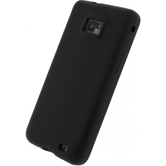 Xccess Silicone Case Samsung Galaxy SII I9100 Black Xccess Silicone Case Samsung Galaxy SII I9100 Black - Image 1