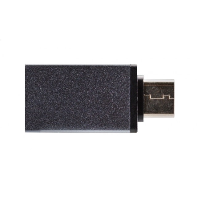 Xccess USB-A to USB-C Adapter Grey Xccess USB-A to USB-C Adapter Grey - Image 1