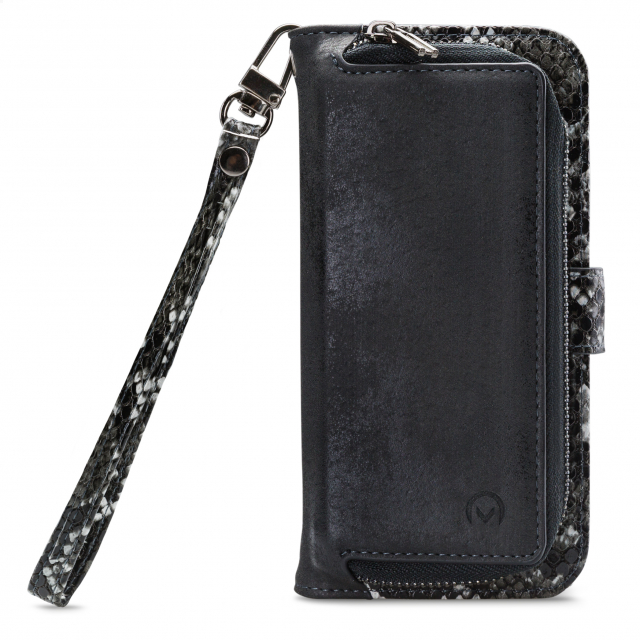 Mobilize 2in1 Gelly Zipper Case Samsung Galaxy A20e Black/Snake Mobilize 2in1 Gelly Zipper Case Samsung Galaxy A20e Black/Snake - Afbeelding 1