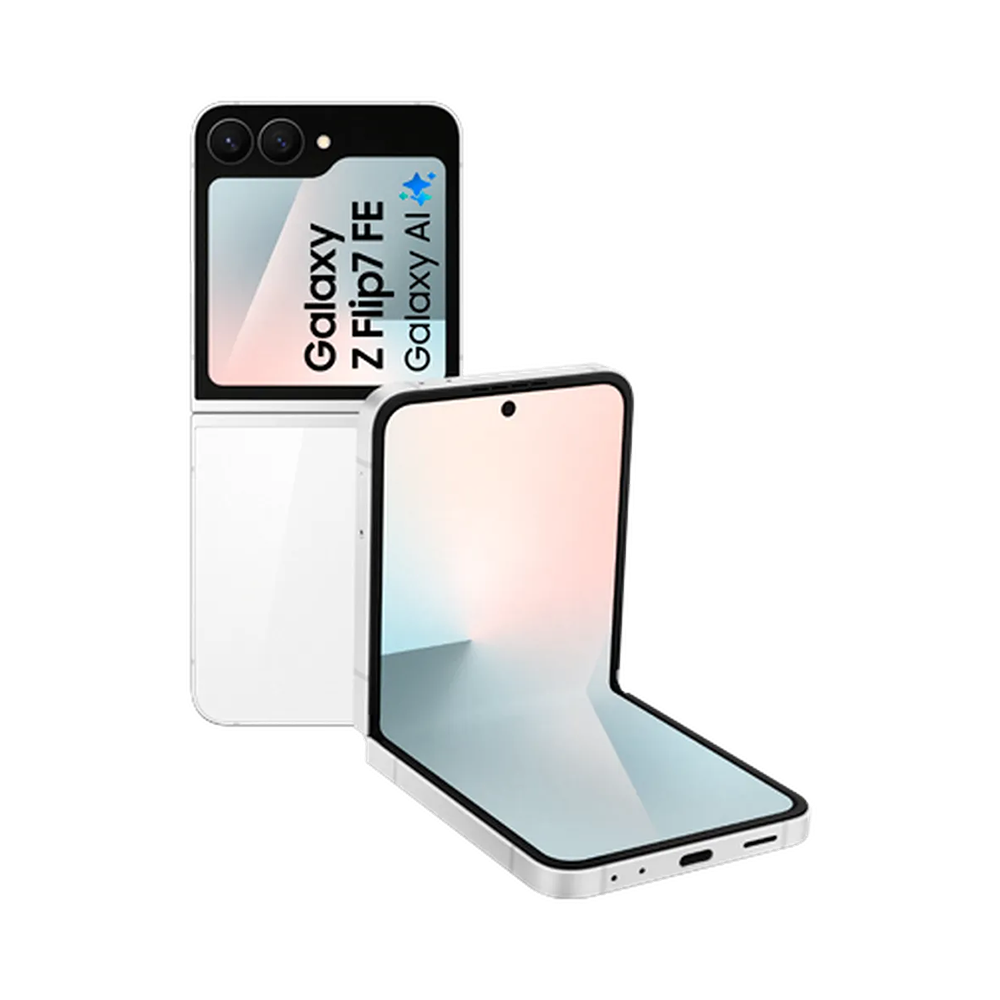 Samsung Galaxy Z Flip 7 FE Wit Samsung Galaxy Z Flip 7 FE 256GB Wit - Afbeelding 1